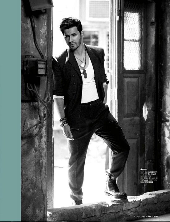 Varun Dhawan on GQ Magazine