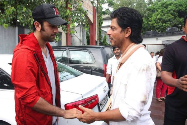 Ranbir Kapoor, Shah Rukh Khan at Priyanka Chopra' Father Funeral