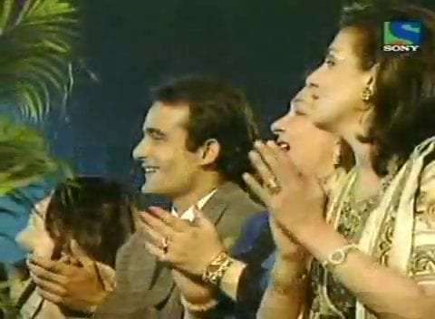 Akshaye Khanna, Ranbir Kapoor and Neetu Singh Spotted at the 1997 Filmfare Awards