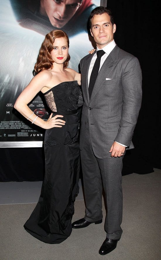 Amy Adams and Henry Cavill at the Premiere of Men of Steel in New York