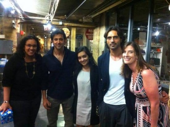 Arjun Rampal and Hrithik Roshan Spotted in New York