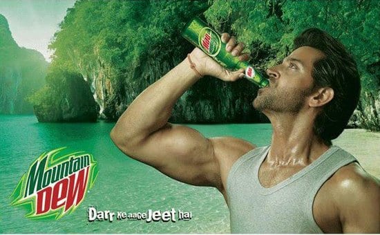 Hrithik Roshan in Mountain Dew Ads