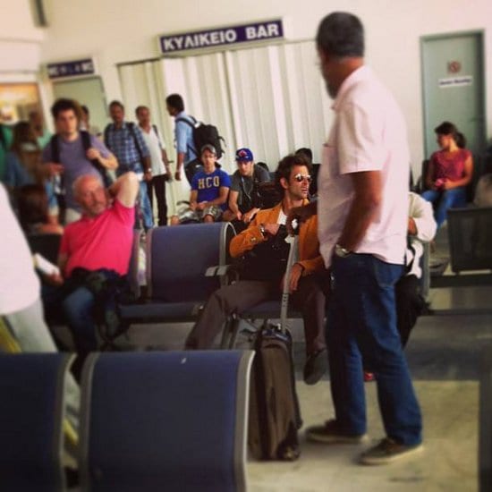 Hrithik Roshan Spotted on the sets of Bang Bang and at Mykonos Airport