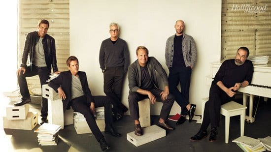 Kevin Bacon, Jeff Daniels, Mandy Patinkin, Dennis Quaid, John Slattery and Corey Stoll in The Hollywood Reporter Magazine