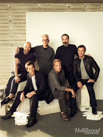 Kevin Bacon, Jeff Daniels, Mandy Patinkin, Dennis Quaid, John Slattery and Corey Stoll in The Hollywood Reporter Magazine