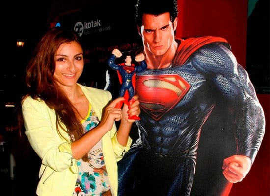 Kunal Khemu, Aditya Roy Kapur, Soha Ali Khan and Nargis Fakhri at the Premiere of Man of Steel