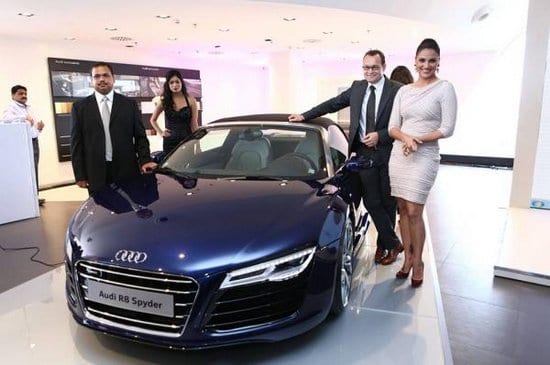 Lara Dutta Unveils Audi Showroom in Bhubaneshwar