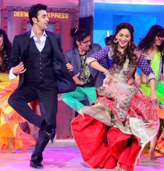 Ranbir Kapoor, Madhuri Dixit, Karan Johar and Remo D’souza at the Grand Premiere of Jhalak Dikhla Jaa