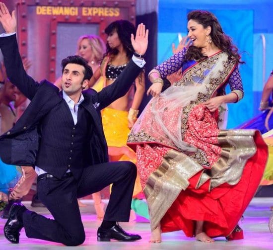 Ranbir Kapoor, Madhuri Dixit, Karan Johar and Remo D’souza at the Grand Premiere of Jhalak Dikhla Jaa