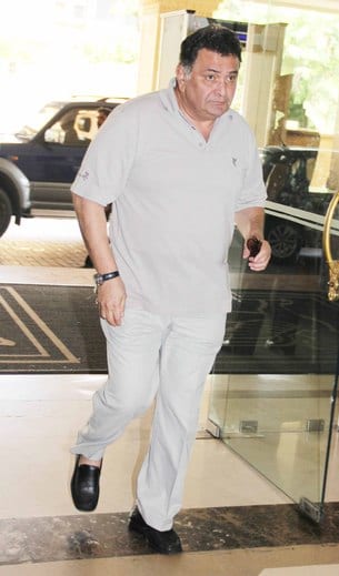 Rishi Kapoor at Priyanka Chopra’s Father’s Prayer Meet