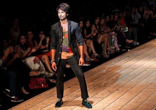 Shahid Kapoor on the Ramp at LFW