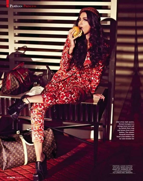 Sonam Kapoor in Hello Magazine