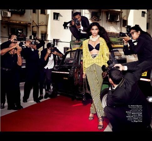 Sonam Kapoor on Vogue Magazine