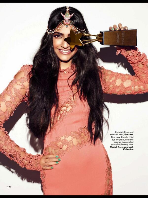 Sonam Kapoor on Vogue Magazine