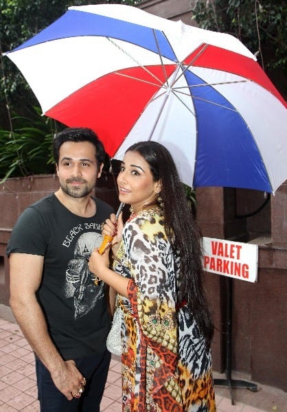 Vidya Balan and Emraan Hashmi at Ghanchakkar Lunch Party