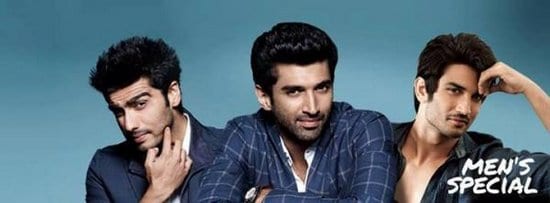 Aditya Roy Kapoor, Sushant Singh Rajput and Arjun Kapoor on Femina Magazine