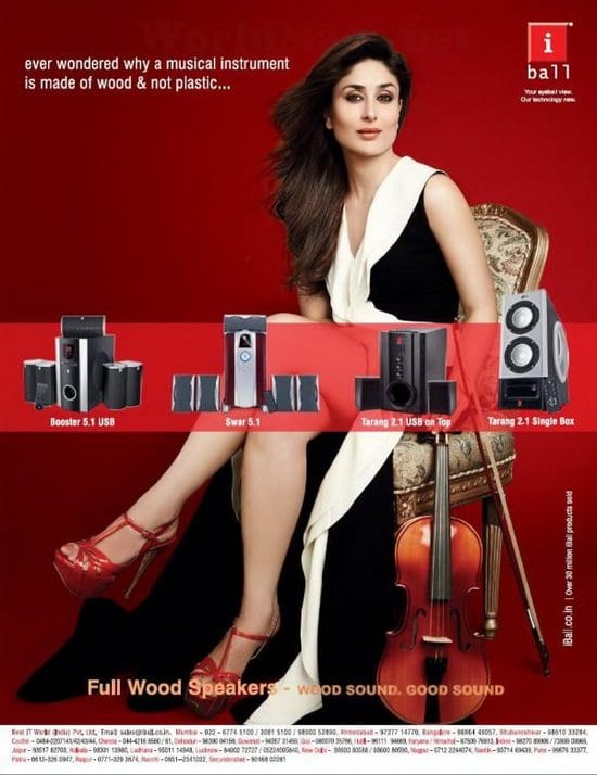 Kareena Kapoor in an iBall Phone Photoshoot