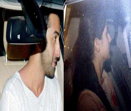 Ranbir Kapoor and Katrina Kaif Spotted After the Movies