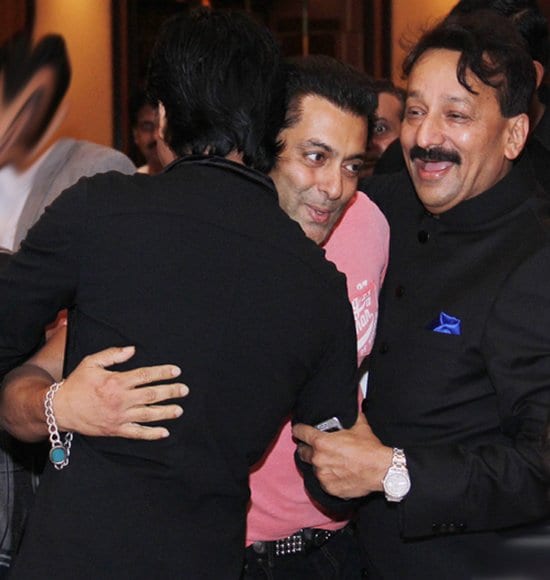 Salman Khan and Shah Rukh Khan at an Iftar Party in Mumbai