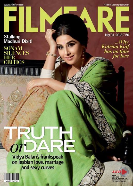 Vidya Balan on Filmfare Magazine