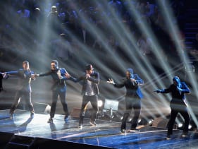 Justin Timberlake, Lance Bass, J.C. Chasez, Joey Fatone and Chris Kirkpatrick from 'NSYNC at MTV Video Music Awards