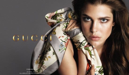 Charlotte Casiraghi in a Gucci Ad