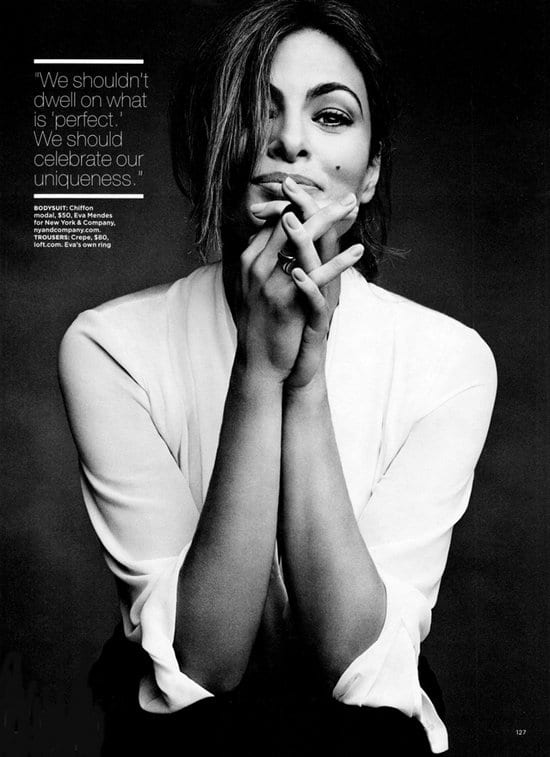 Eva Mendes on Lucky Magazine