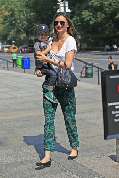 Miranda Kerr and Her Son Flynn Spotted