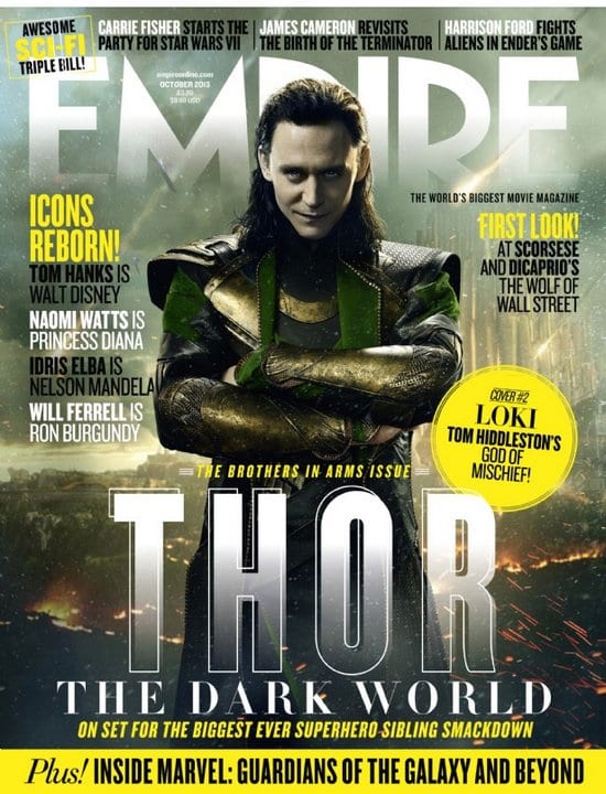 Tom Hiddleston and Chris Hemsworth on Empire Magazine