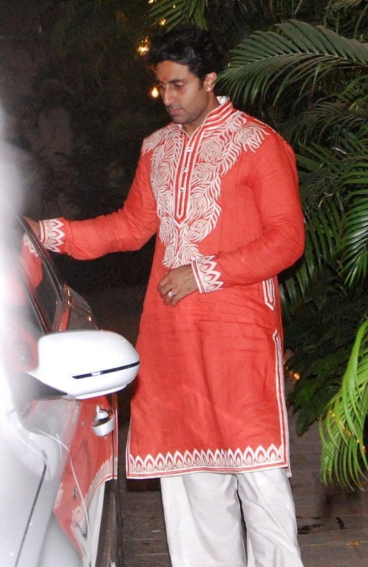 Abhishek Bachchan at the Bachchans' Diwali Party