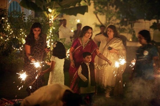 Pamela Chopra, Karan Johar, Kirron Kher and Rani Mukerji at Aditya Chopra's Diwali Party