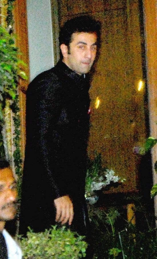 Ranbir Kapoor at the Bachchans' Diwali Party