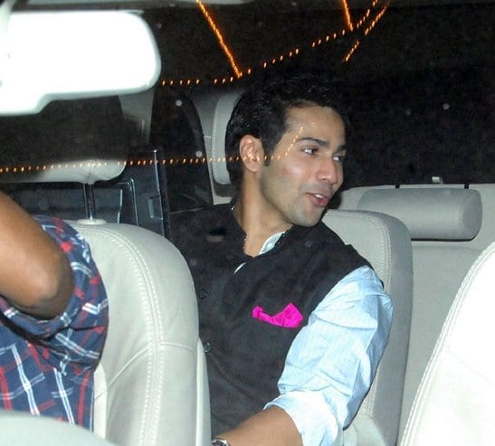 Varun Dhawan at the Bachchans' Diwali Party