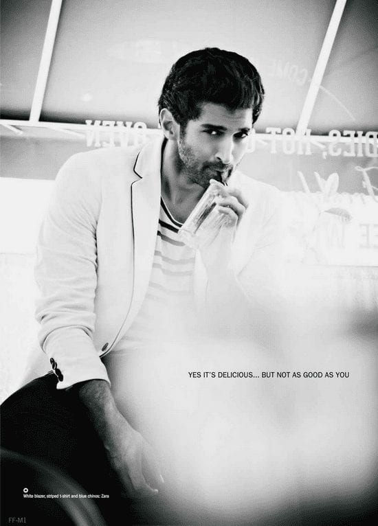 Aditya Roy Kapoor in Filmfare Magazine