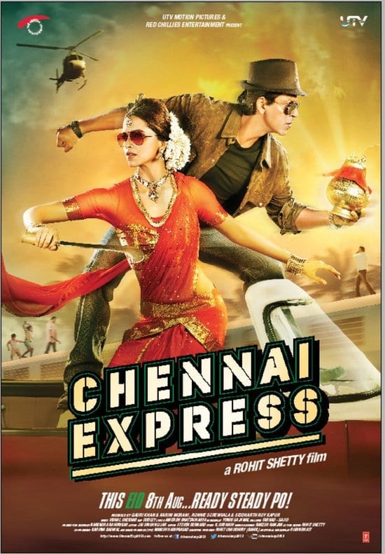 Chennai Express - 208 crore - Shah Rukh Khan & Deepika Padukone