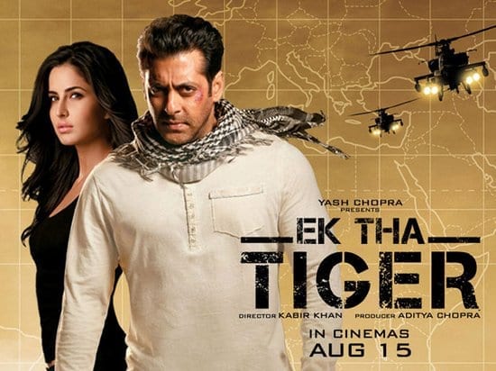 Ek Tha Tiger - 186 crore - Salman Khan & Katrina Kaif