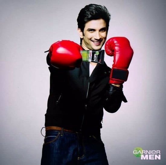 Sushant Singh Rajput in Garnier Ads