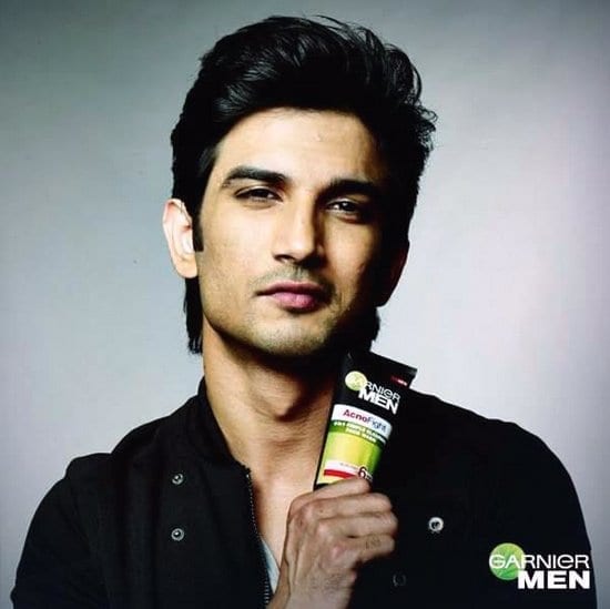 Sushant Singh Rajput in Garnier Ads