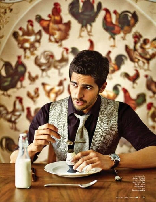 Sidharth Malhotra in GQ Magazine