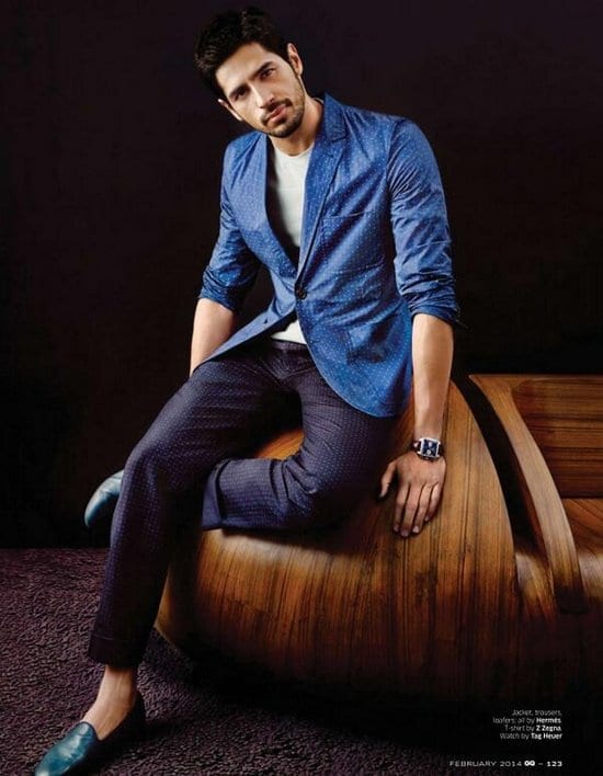 Sidharth Malhotra in GQ Magazine