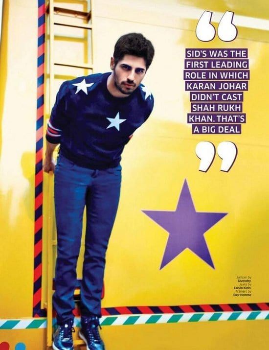 Sidharth Malhotra in GQ Magazine