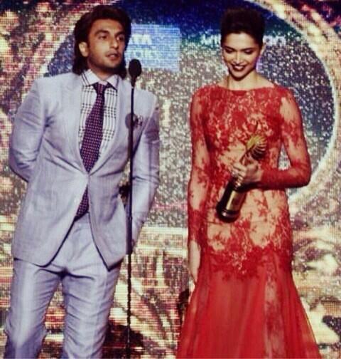 Ranveer Singh and Deepika Padukone at IIFA Awards