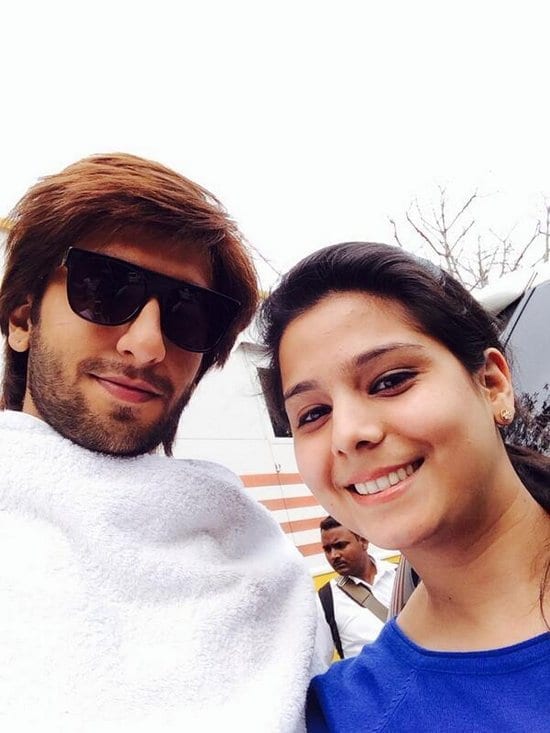 Ranveer Singh and Parineeti Chopra on the sets of Kill Dill