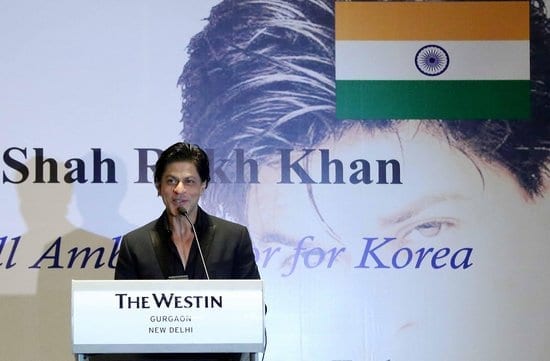 Shah Rukh Khan is Korea's Goodwill Ambassador