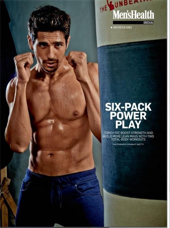 Sidharth Malhotra in Men's Health India Magazine