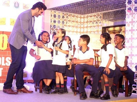 Arjun Kapoor Supports P&G Shiksha for Education of Underprivileged Children