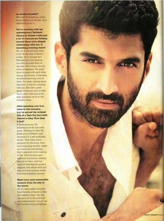 Aditya Roy Kapur on Stardust Magazine