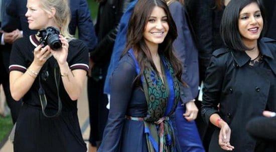 Anushka Sharma at the London Fashion Week