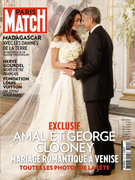 George Clooney gets married to Amal Alamuddin, appear on Magazine Covers