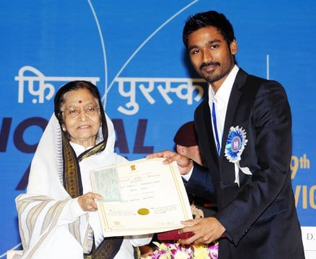 dhanush National Award